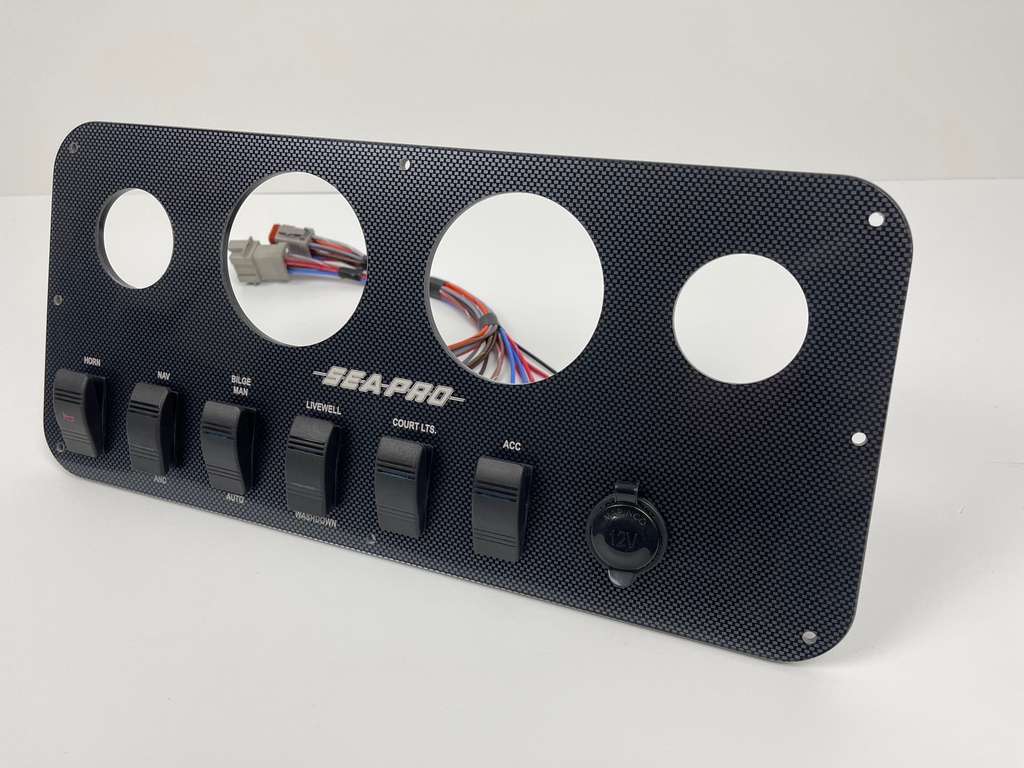 Fully Wired Replacement Switch/Instrument Panel - Sea Pro V 2300